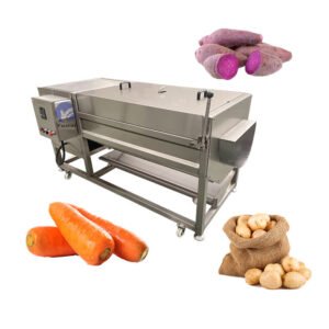 Industrial 400KG/H Fruit And Veg Washing Machine