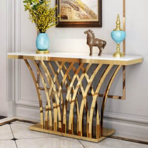 Modern Simple Metal Home Bedroom Frame Table Console Nordic