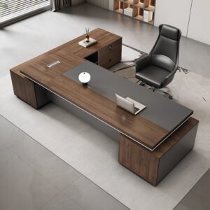 Luxury U‑Shaped Executive Office Desk