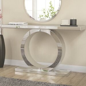 Modern Home Hotel Console Table Mirrored Accent Hallway Furniture