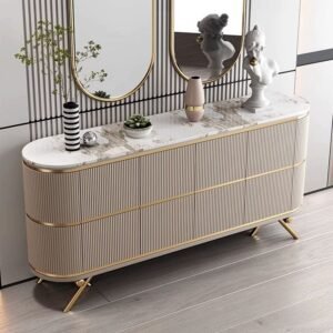 Wood Stainless Living Console Cabinet Room Cabinets Dining Buffet Sideboard