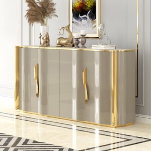 Luxury Cabinet Display Shelf Console Italian Entrance Hall