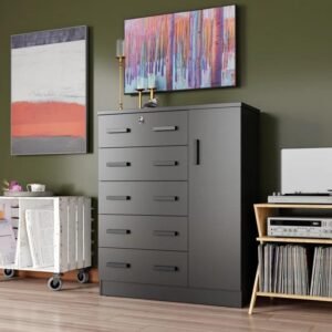 Modern Luxury Classic Wood Makeup Black Wooden