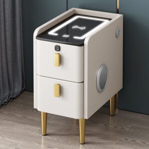 Luxury Smart Bedroom Table Hot Multi-functional Bedside Wireless