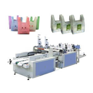 Biodegradable T‑Shirt Bag Making Machine for Garbage and Shopping Bags