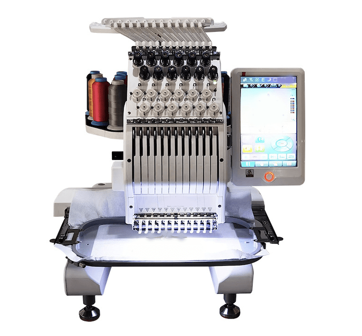 Single Head 12 Needle Embroidery Machine