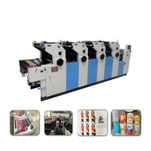 High-Speed Automatic Single Color Two Color Flat Bed Offset Printing Machine