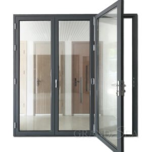 Double Glazing Aluminium Bi Folding Doors – Not Including Handle