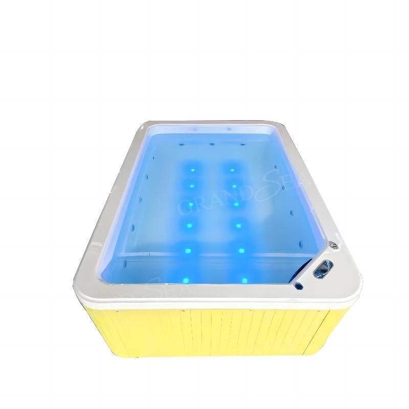 Freestanding Acrylic Whirlpool Jet Massage Bathtub