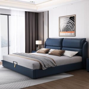Luxury Modern Bedroom Bed Queen Size Furniture Double