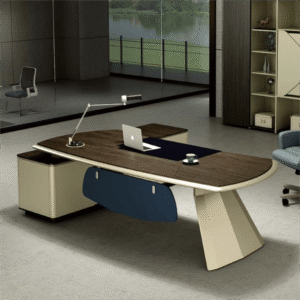 Modern White MDF Office Desk
