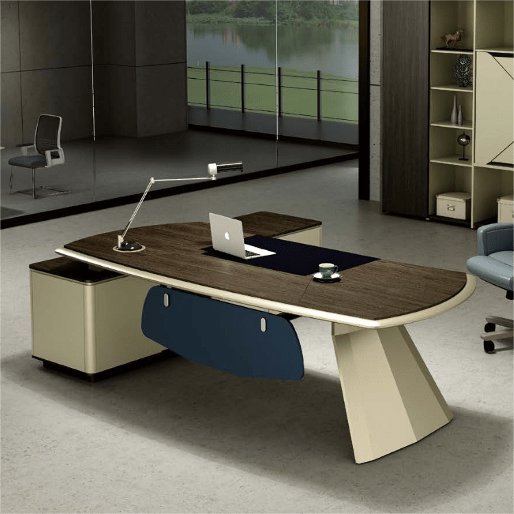Modern White MDF Office Desk