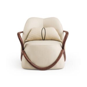 Italian Casual Fabric Chair Living Room