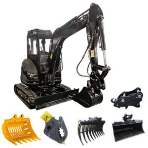Compact Mini Agricultural Excavator Multi-functional 3ton